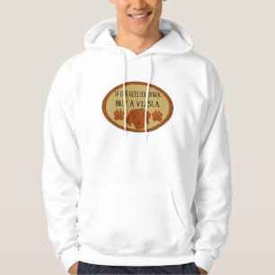 Veste À Capuche Si la vie vous descend….Achetez un Vizsla