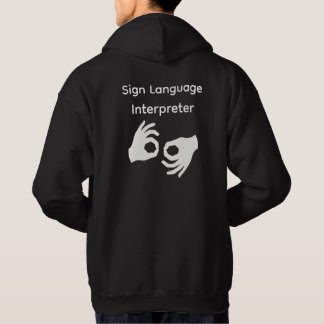 Veste À Capuche Sign Language Interpreter Hoody