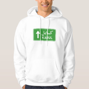 Veste À Capuche SIGNE DE LA ROUTE DE Kaboul EN Afghanistan