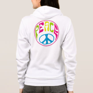 Veste À Capuche Signe de paix hippie