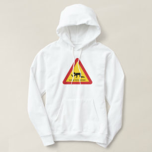VESTE À CAPUCHE SIGNE DE TRAFIC DES PERSONNES BLANCHISES