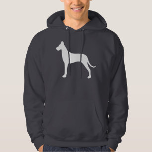 Veste À Capuche Silhouette de Dogue Allemand