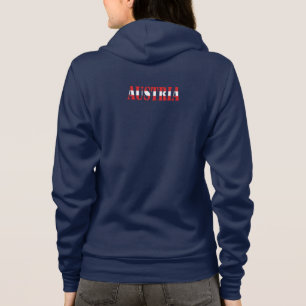 Veste À Capuche Simple moderne Autriche National Drapeau Vêtements
