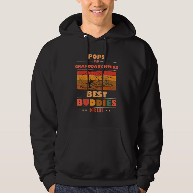 Veste À Capuche Sincere Grandparents Buddies For Life POPS Grandda (Devant)