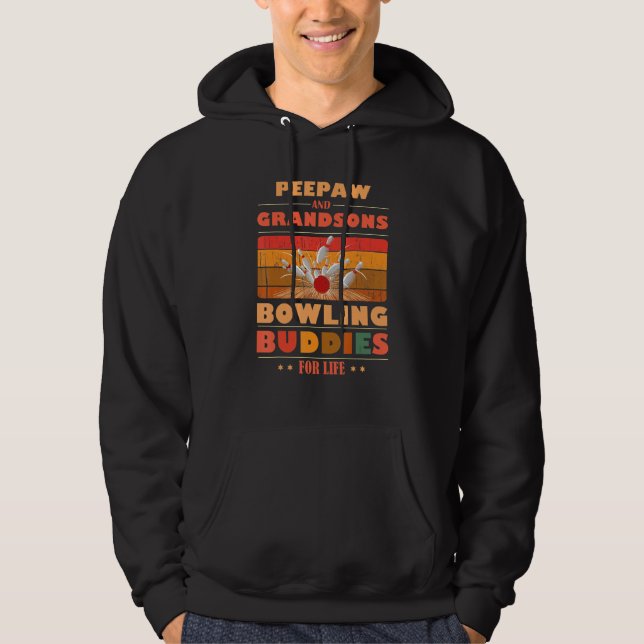 Veste À Capuche Sincere Grandsons PEEPAW Buddies For Life Bowling (Devant)