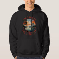 Singapore Retro Distressed Circle