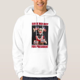 Veste À Capuche Singe de chaussette pour le Président Hoodie