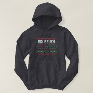 Veste À Capuche Six Seven Meme Pull Ugly Christmas Sweater Drôle