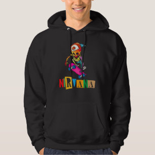 Veste À Capuche Skateboard Nirvana Skelton