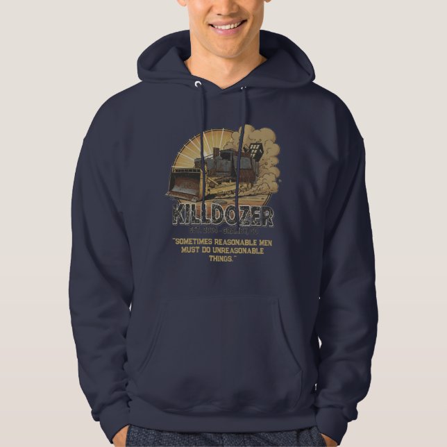 Veste À Capuche Slogan de Tank Epic Mega Killdozer 2 (Devant)