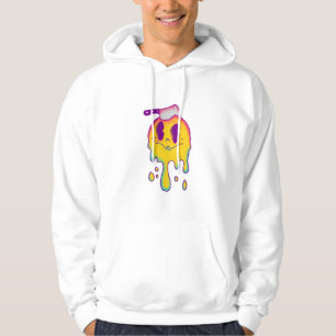 Veste À Capuche smiley de perdrix psychédélique