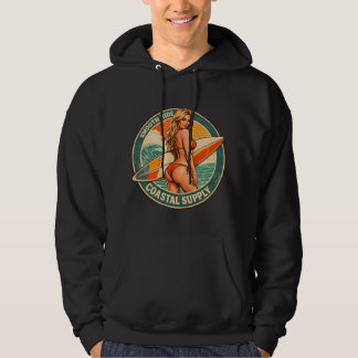 Veste À Capuche Smooth Ride Coastal Supply | Graphisme Pin-Up Surf
