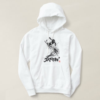 Veste À Capuche Snowboard Brush Art - Skier jump