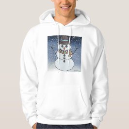 Veste À Capuche Snowman avec BG (blanc) - Sweatshirt à capuchon ma