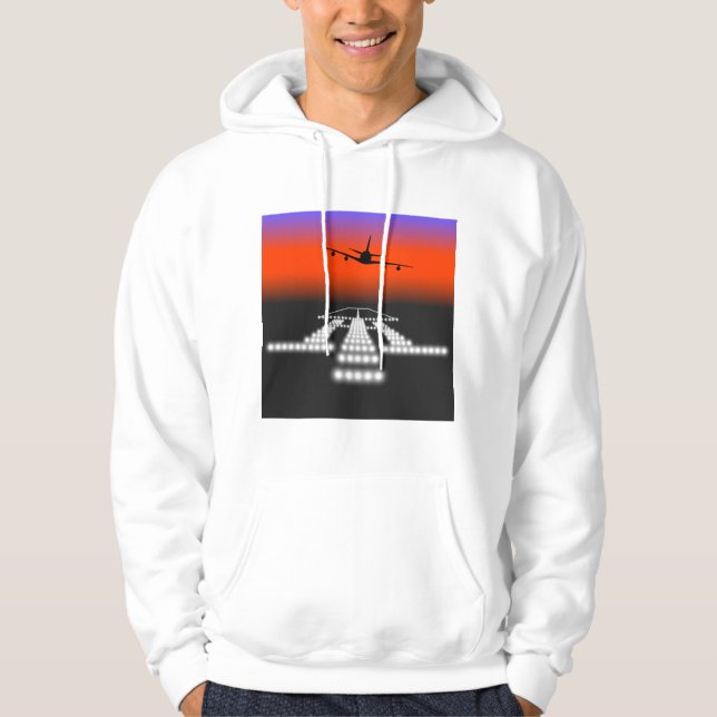 Veste À Capuche Soleil d'approche de l'avion aux feux de piste Avi (Devant)