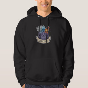 Veste À Capuche Sorcier Funny Nerdy Gamer D20 Tabletop Rpg