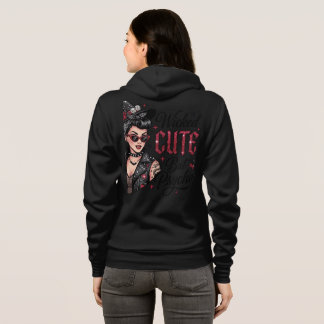 Veste À Capuche Sorcière méchamment mignonne mais psychotique