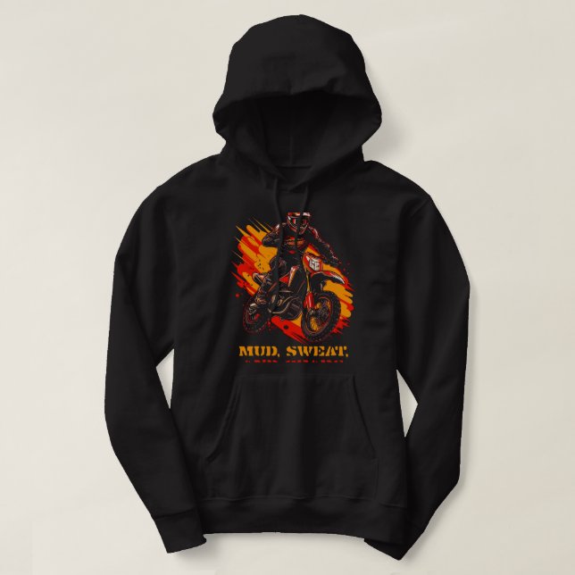 Veste À Capuche Soupe de boue et engrenages motocross motocross cy (Design devant)
