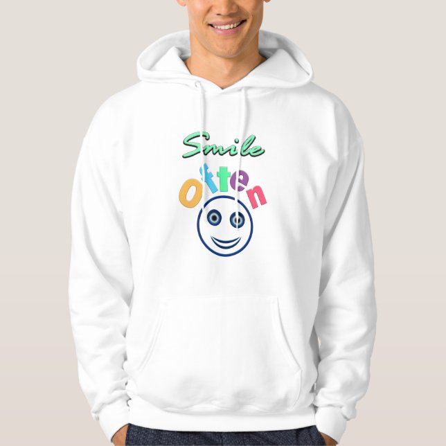 Veste À Capuche Sourire souvent (Devant)