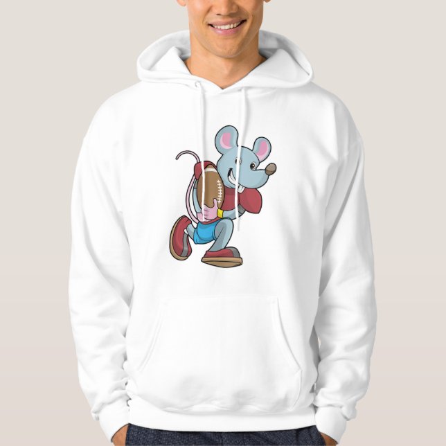 Veste À Capuche Souris au football avec équipement (Devant)