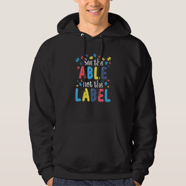 Veste À Capuche Soutien sensibilisation sur l'autisme Autisme Enfa (Devant)