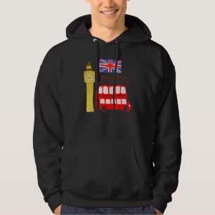 Veste À Capuche Souvenir de la ville de Londres Angleterre Royaume
