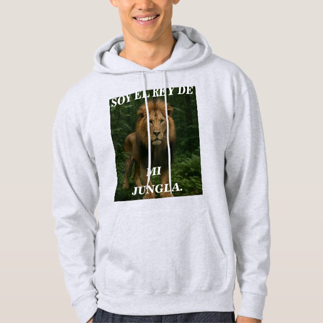 Veste À Capuche SOY EL REY DE MI JUNGLA Sweatshirt (Devant)