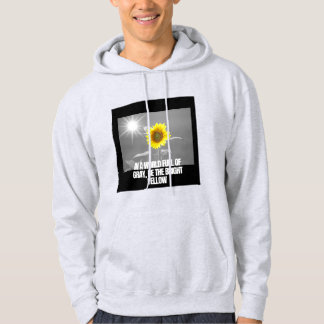 Veste À Capuche Soyez le T-Shirt Jaune Clair