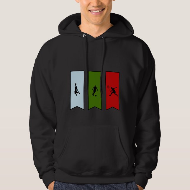 Veste À Capuche Sports Vibes – Fitness & Game Lover Collection (Devant)