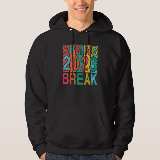 Veste À Capuche Spring Break 2023 Women College Student Florida Be (Devant)