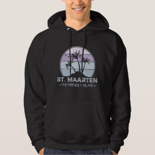 Veste À Capuche St Martin Le sympathique rétro de l'île Sint Marti