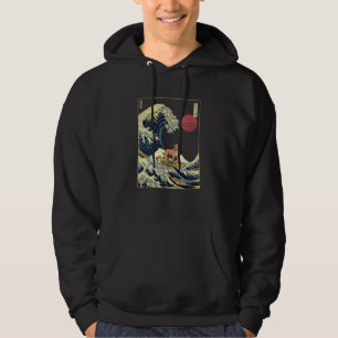 Veste À Capuche Staffordshire Bull Terrier Vague japonaise de Kana