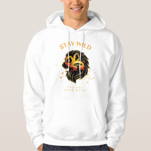 Veste À Capuche Stay Wild You Are From Mada   Madagascar Fossa 