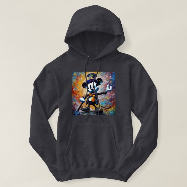 Veste À Capuche Steamboat Willie Generative Art (Design devant)
