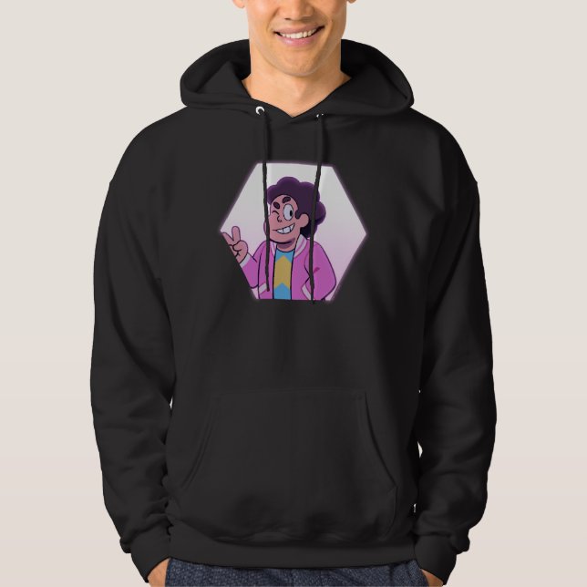 Veste À Capuche Steven Universe | Portrait diamant rose (Devant)
