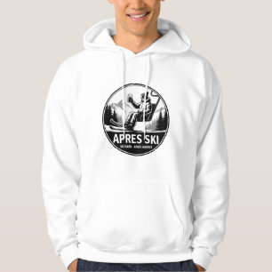 Veste À Capuche Sticker pour l'aventure hivernale après-ski