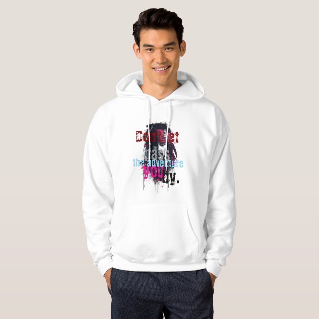 Veste À Capuche Street Art Adventure Hoodie (Devant entier)