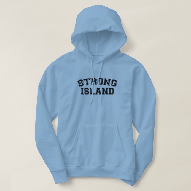 Veste À Capuche Strong Island, NYC, États-Unis (Design devant)