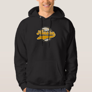 Veste À Capuche Style Yellow Alaska College University Style Natio