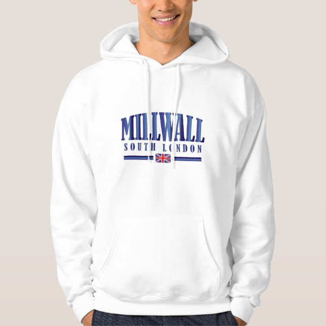 Veste À Capuche Sud de Londres de Millwall, gigaoctet (Devant)