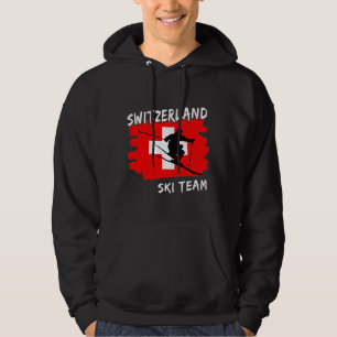 Veste À Capuche Suisse Ski 