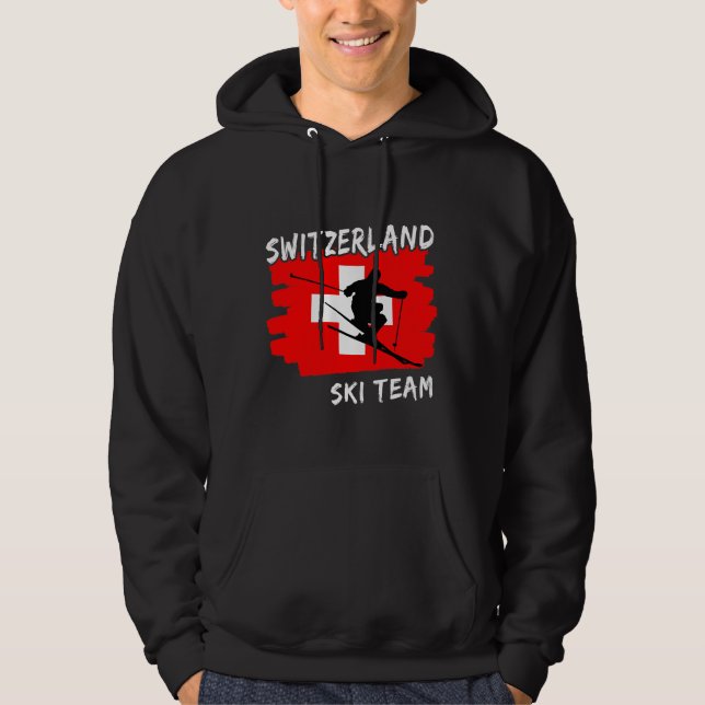 Veste À Capuche Suisse Ski  (Devant)