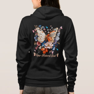 Veste À Capuche Super Âme Naturelle : Jardin des Papillons