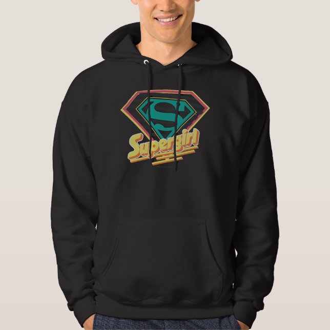 Veste À Capuche Supergirl a barré le logo (Devant)