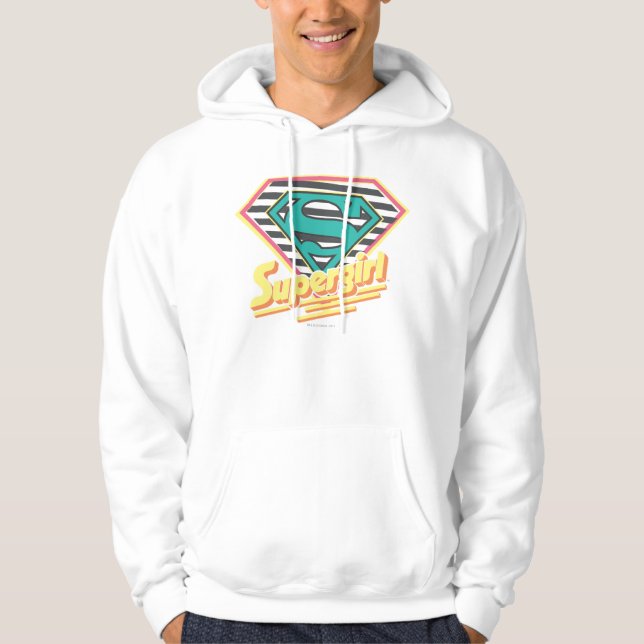 Veste À Capuche Supergirl a barré le logo (Devant)