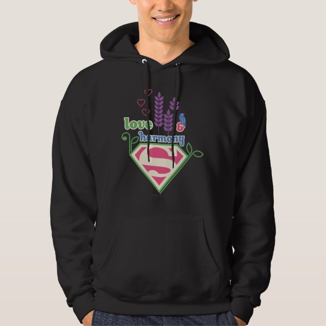 Veste À Capuche Supergirl Love & Harmony (Devant)