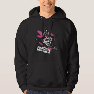 Veste À Capuche Supergirl Pink Spray Star Peinture
