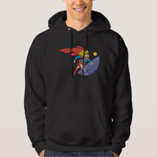 Veste À Capuche Supergirl saute dans l'espace