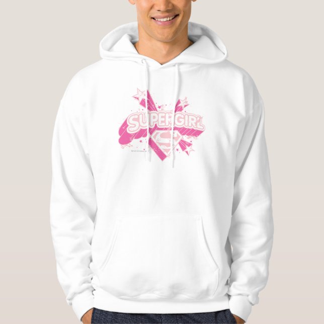 Veste À Capuche Supergirl Stars et Logo (Devant)