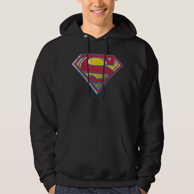 Veste À Capuche Superman S-Shield | Logo imprimé (Devant)